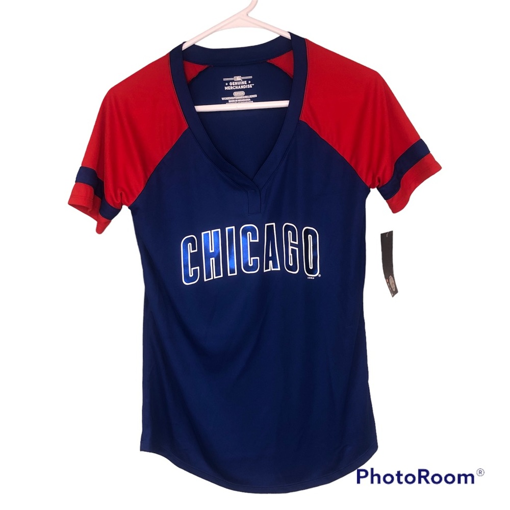 MLB Authentic Small Women's Athletic Tee - Picture 1 of 3
